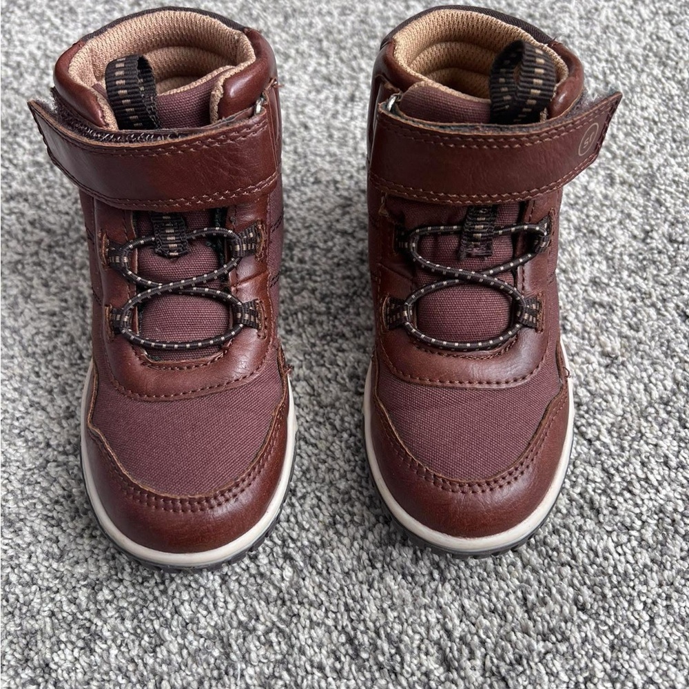 Stride Rite Brown Kids' Boot Sneakers